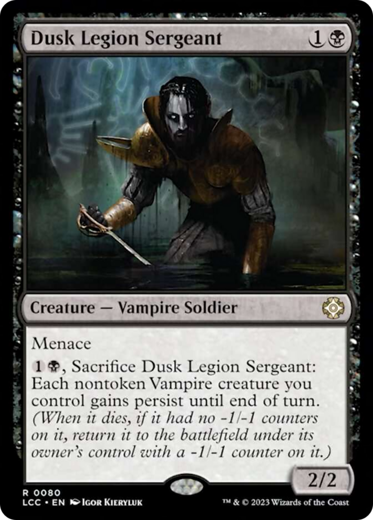 Dusk Legion Sergeant [The Lost Caverns of Ixalan Commander] | Gear Gaming Bentonville