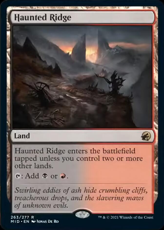 Haunted Ridge [Innistrad: Midnight Hunt] | Gear Gaming Bentonville