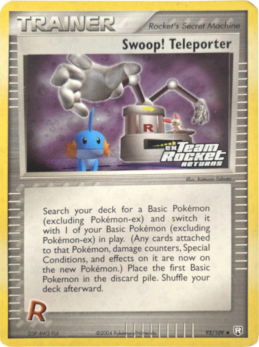 Swoop! Teleporter (92/109) (Stamped) [EX: Team Rocket Returns] | Gear Gaming Bentonville