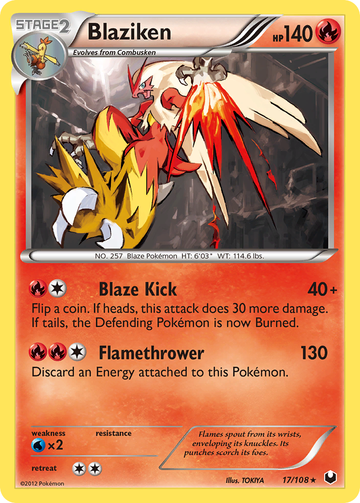 Blaziken (17/108) [Black & White: Dark Explorers] | Gear Gaming Bentonville