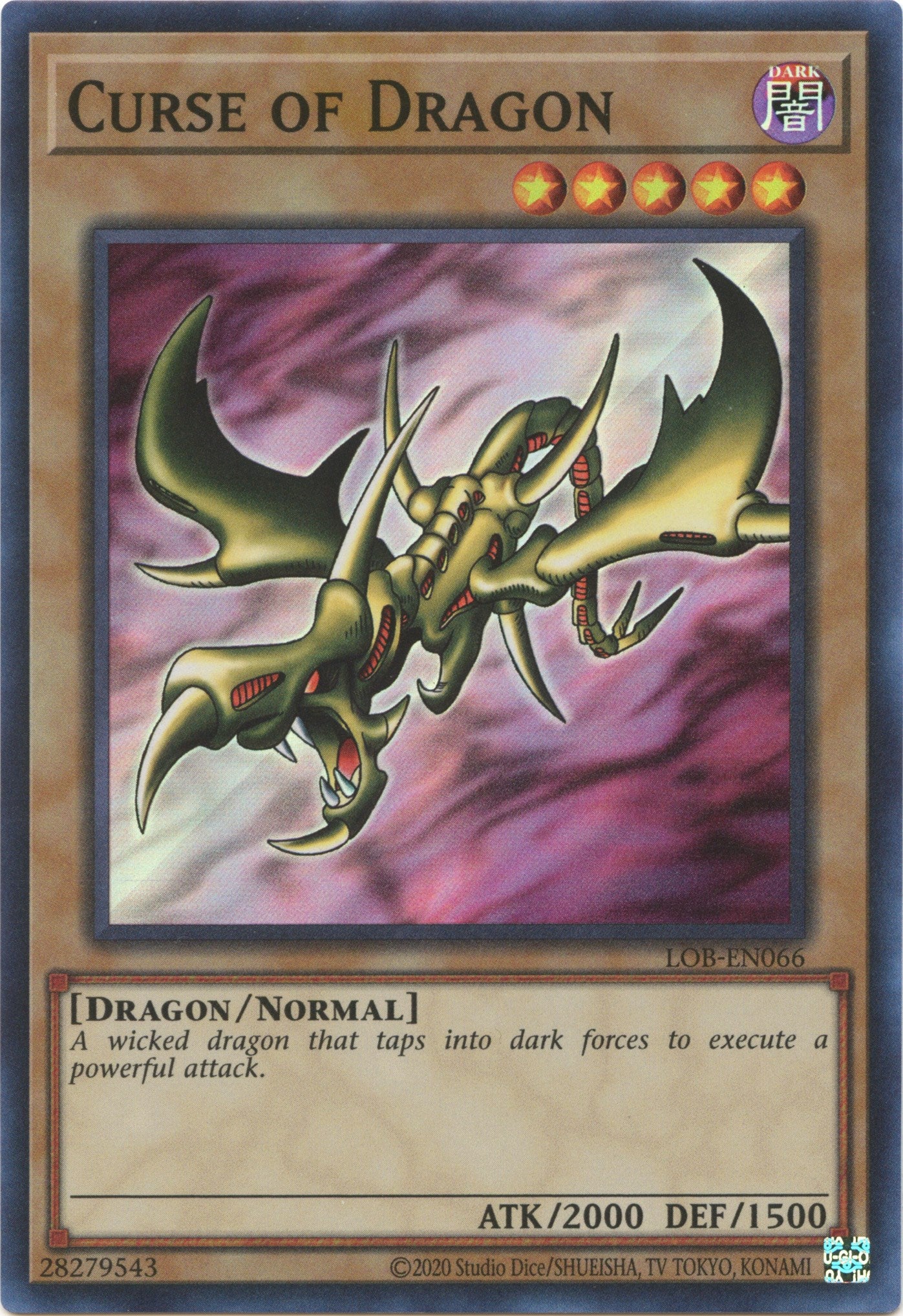 Curse of Dragon (25th Anniversary) [LOB-EN066] Super Rare | Gear Gaming Bentonville