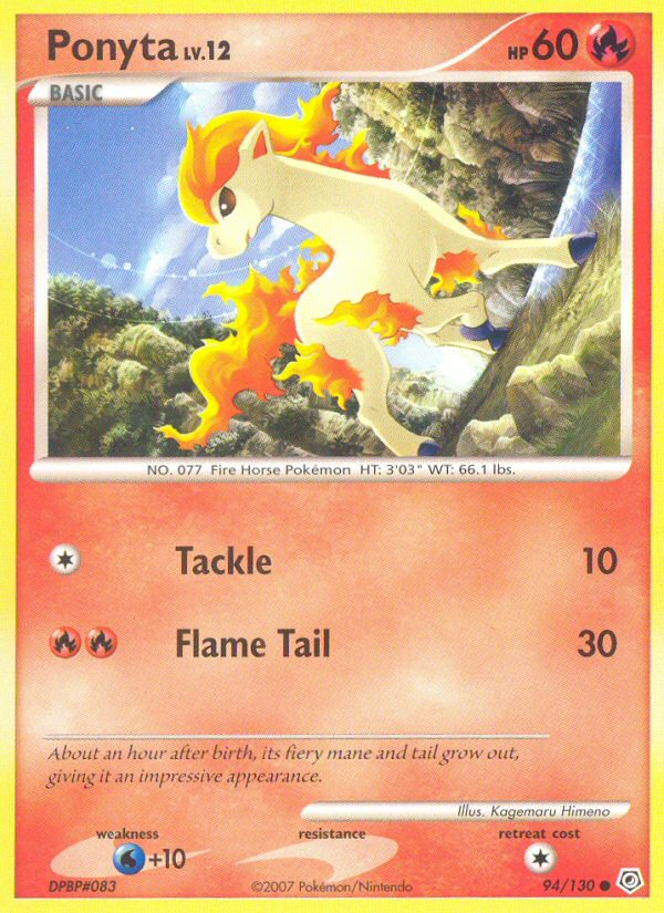 Ponyta (94/130) [Diamond & Pearl: Base Set] | Gear Gaming Bentonville