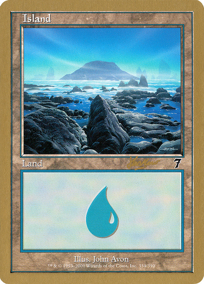 Island (shh334) (Sim Han How) [World Championship Decks 2002] | Gear Gaming Bentonville