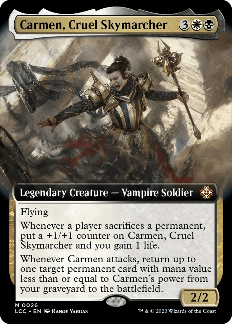 Carmen, Cruel Skymarcher (Extended Art) [The Lost Caverns of Ixalan Commander] | Gear Gaming Bentonville