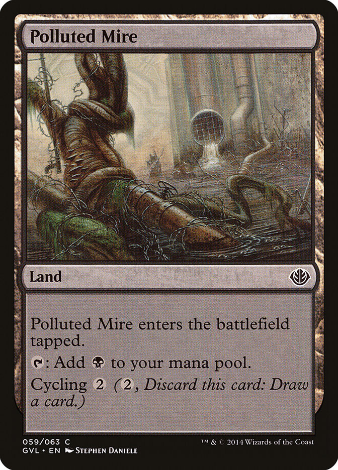 Polluted Mire (Garruk vs. Liliana) [Duel Decks Anthology] | Gear Gaming Bentonville