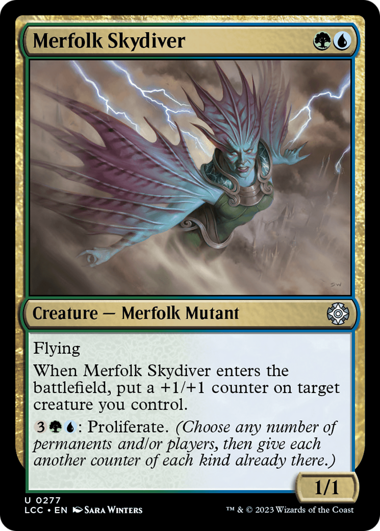 Merfolk Skydiver [The Lost Caverns of Ixalan Commander] | Gear Gaming Bentonville