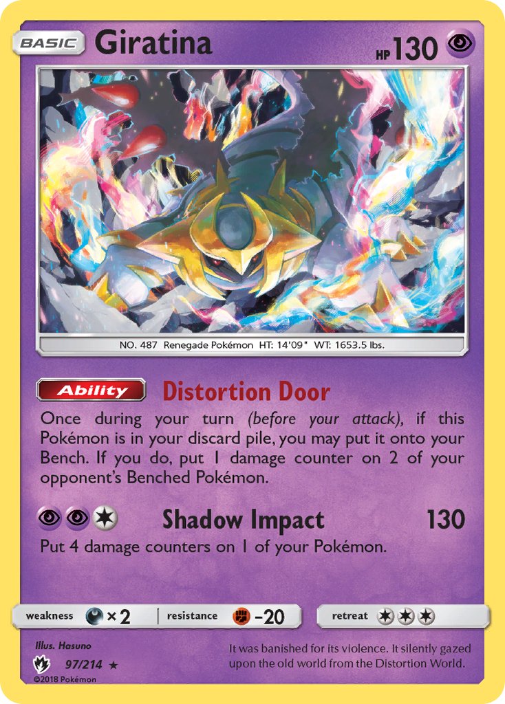 Giratina (97/214) (Theme Deck Exclusive) [Sun & Moon: Lost Thunder] | Gear Gaming Bentonville