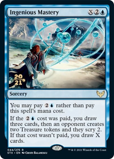 Ingenious Mastery [Strixhaven: School of Mages Prerelease Promos] | Gear Gaming Bentonville