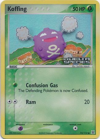 Koffing (72/113) (Stamped) [EX: Delta Species] | Gear Gaming Bentonville