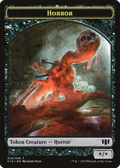 Horror // Zombie (016/036) Double-sided Token [Commander 2014 Tokens] | Gear Gaming Bentonville