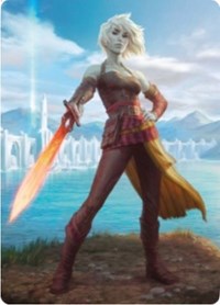 Nahiri, Heir of the Ancients 1 Art Card [Zendikar Rising Art Series] | Gear Gaming Bentonville