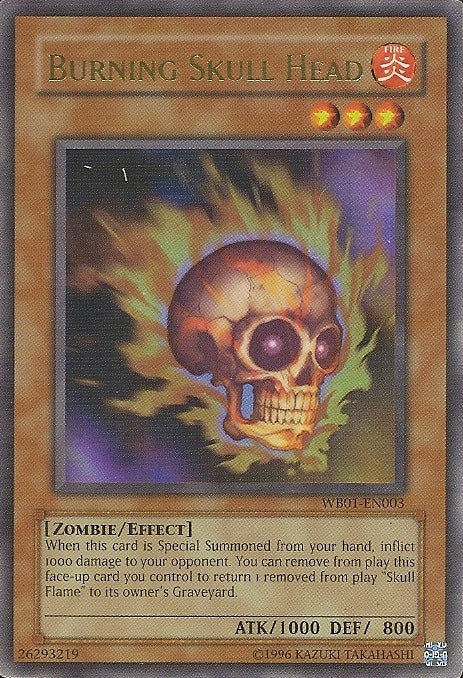 Burning Skull Head [WB01-EN003] Super Rare | Gear Gaming Bentonville