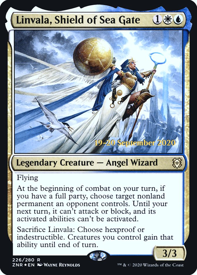 Linvala, Shield of Sea Gate  [Zendikar Rising Prerelease Promos] | Gear Gaming Bentonville