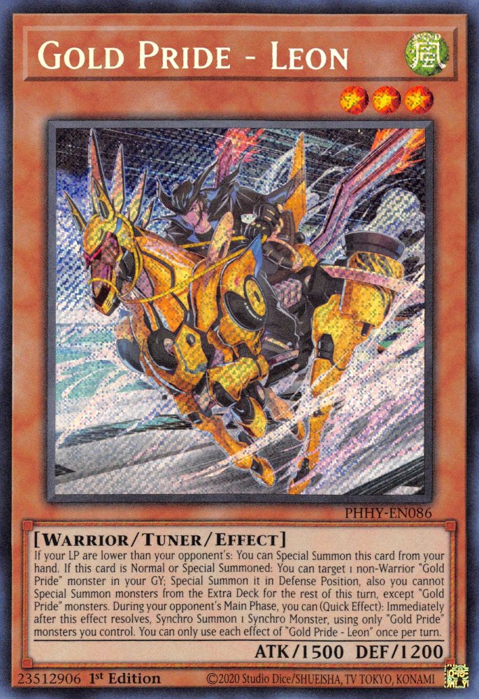 Gold Pride - Leon [PHHY-EN086] Secret Rare | Gear Gaming Bentonville
