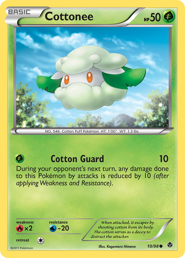 Cottonee (10/98) [Black & White: Emerging Powers] | Gear Gaming Bentonville