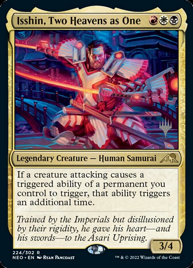 Isshin, Two Heavens as One (Promo Pack) [Kamigawa: Neon Dynasty Promos] | Gear Gaming Bentonville