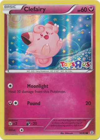 Clefairy (50/83) (Toys R Us Promo) [XY: Generations] | Gear Gaming Bentonville