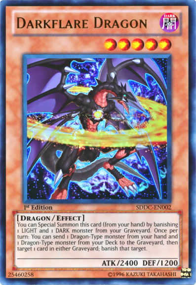 Darkflare Dragon [SDDC-EN002] Ultra Rare | Gear Gaming Bentonville