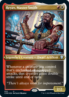 Reyav, Master Smith (Foil Etched) [Commander Legends] | Gear Gaming Bentonville