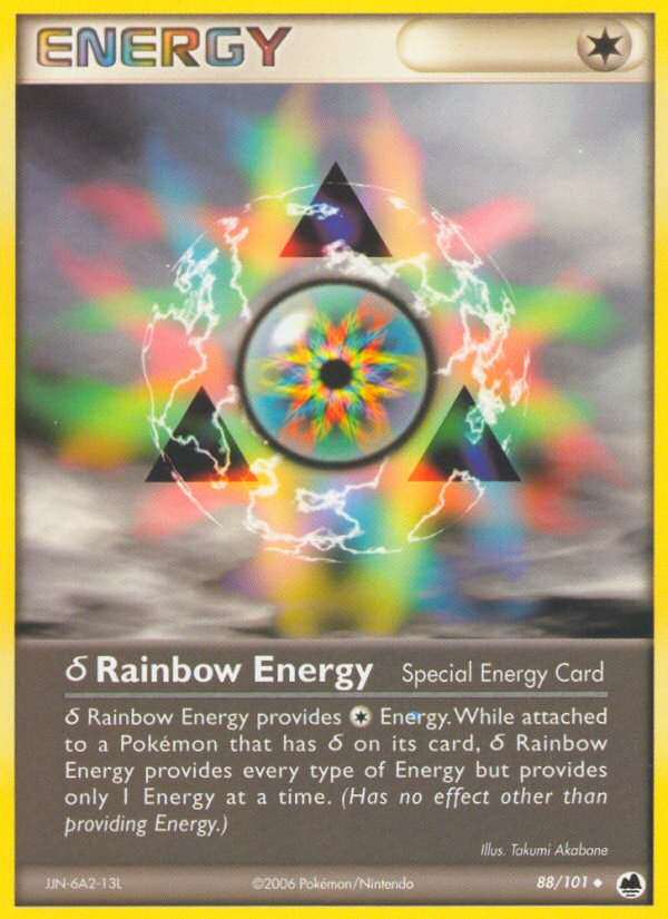 Rainbow Energy (88/101) (Delta Species) [EX: Dragon Frontiers] | Gear Gaming Bentonville