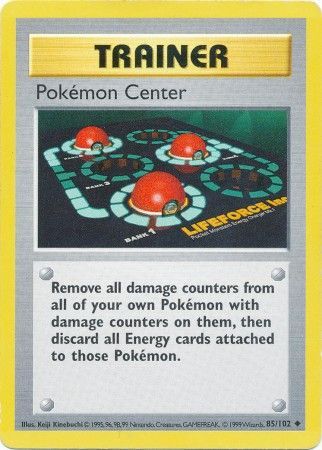 Pokemon Center (85/102) [Base Set Shadowless Unlimited] | Gear Gaming Bentonville