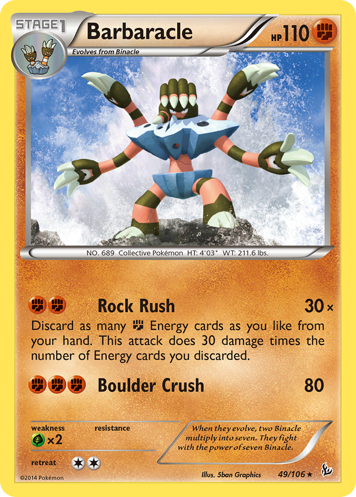 Barbaracle (49/106) [XY: Flashfire] | Gear Gaming Bentonville