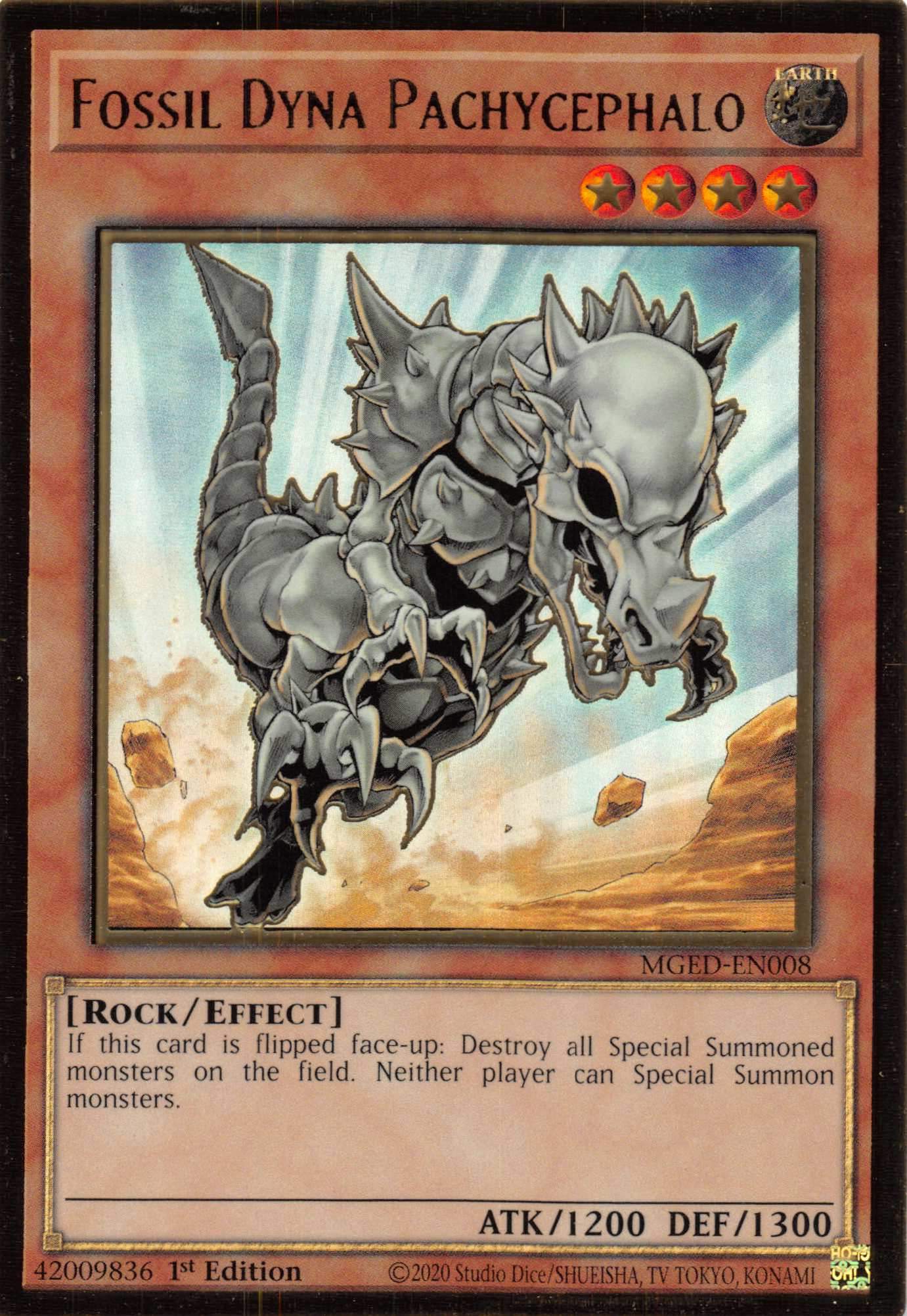 Fossil Dyna Pachycephalo [MGED-EN008] Gold Rare | Gear Gaming Bentonville