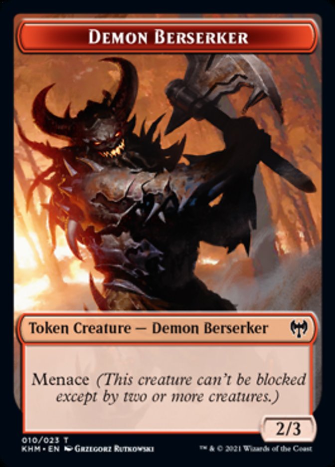 Demon Berserker Token [Kaldheim] | Gear Gaming Bentonville