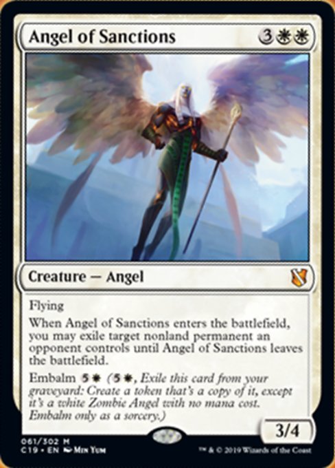 Angel of Sanctions [Commander 2019] | Gear Gaming Bentonville