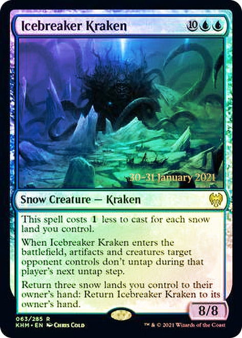 Icebreaker Kraken  [Kaldheim Prerelease Promos] | Gear Gaming Bentonville