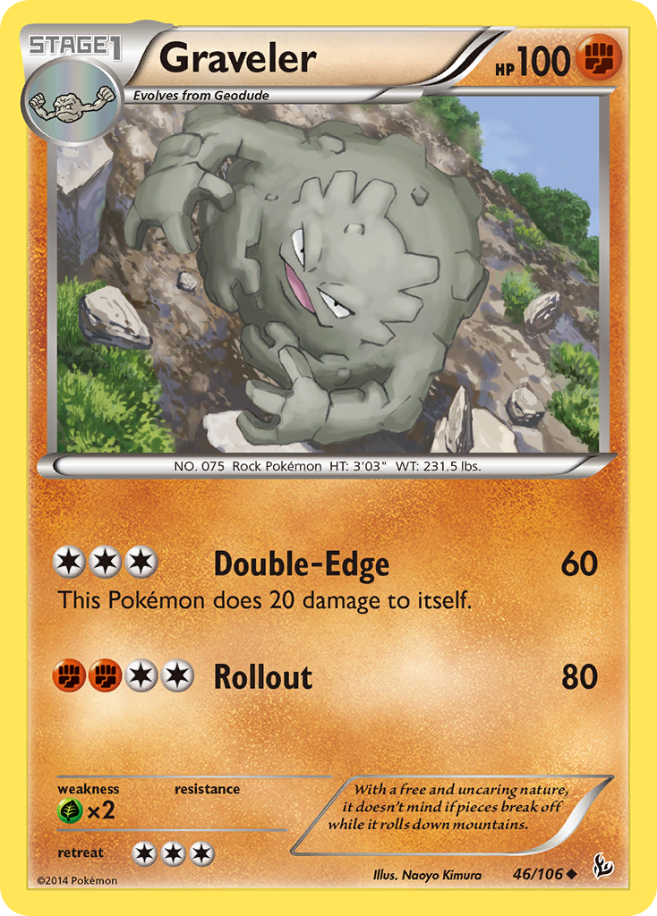 Graveler (46/106) [XY: Flashfire] | Gear Gaming Bentonville