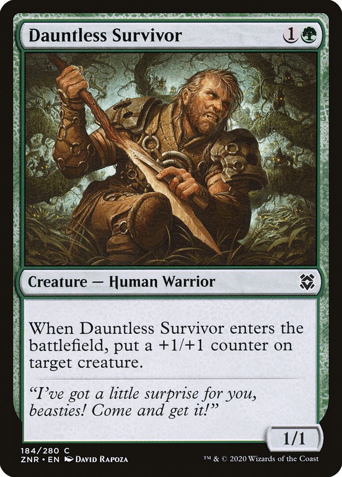 Dauntless Survivor [Zendikar Rising] | Gear Gaming Bentonville