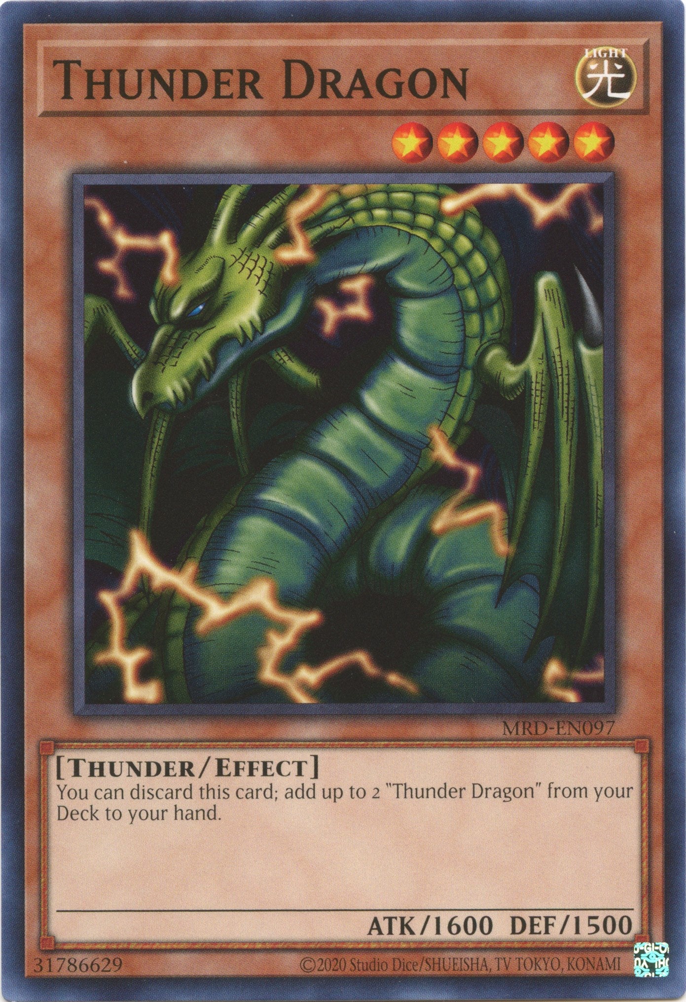 Thunder Dragon (25th Anniversary) [MRD-EN097] Common | Gear Gaming Bentonville