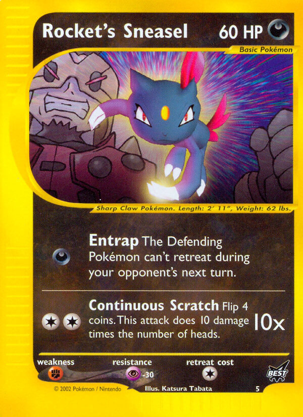 Rocket's Sneasel (5) [Best of Promos] | Gear Gaming Bentonville