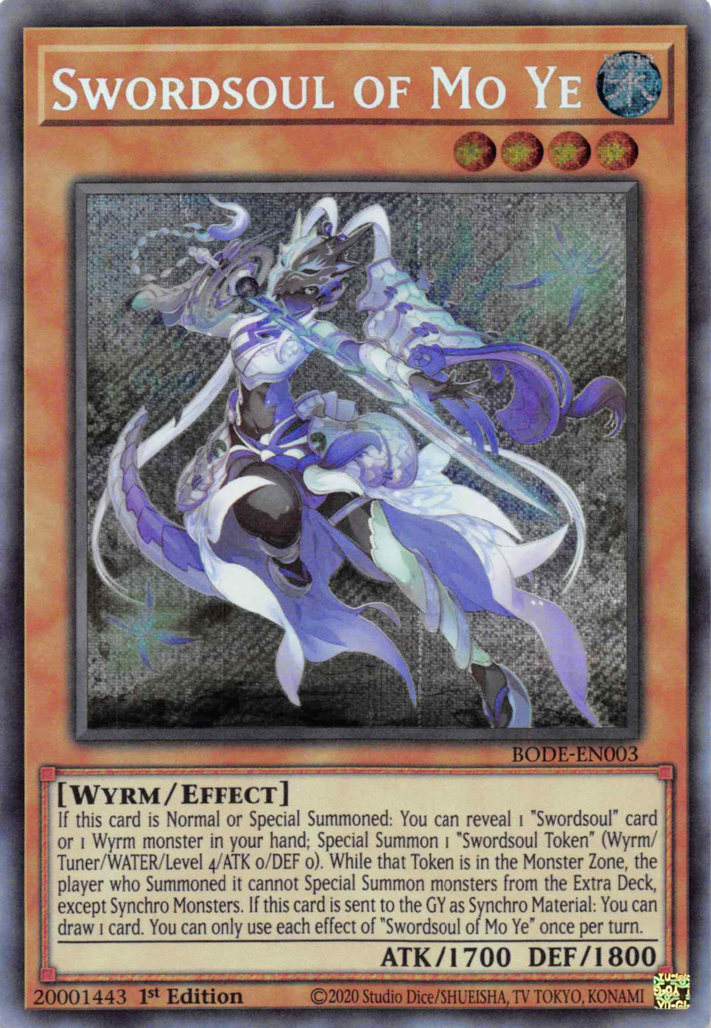 Swordsoul of Mo Ye [BODE-EN003] Secret Rare | Gear Gaming Bentonville