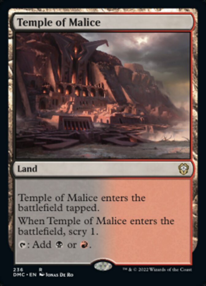 Temple of Malice [Dominaria United Commander] | Gear Gaming Bentonville