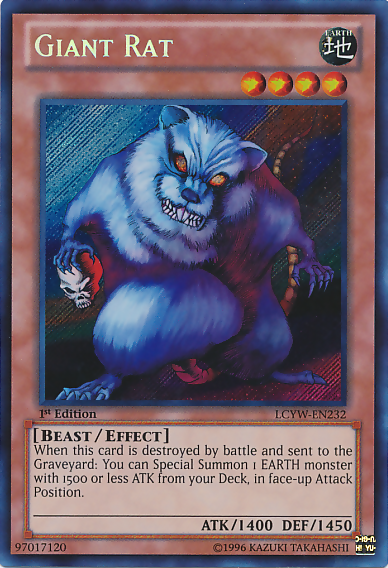 Giant Rat [LCYW-EN232] Secret Rare | Gear Gaming Bentonville