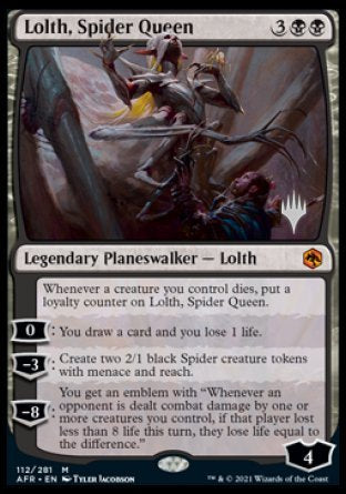 Lolth, Spider Queen (Promo Pack) [Dungeons & Dragons: Adventures in the Forgotten Realms Promos] | Gear Gaming Bentonville