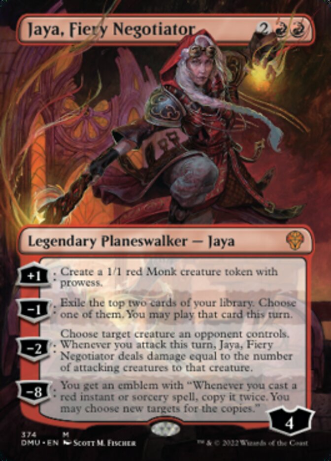 Jaya, Fiery Negotiator (Borderless) [Dominaria United] | Gear Gaming Bentonville