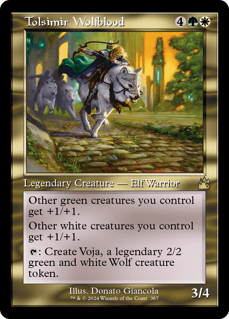 Tolsimir Wolfblood (Retro Frame) [Ravnica Remastered] | Gear Gaming Bentonville