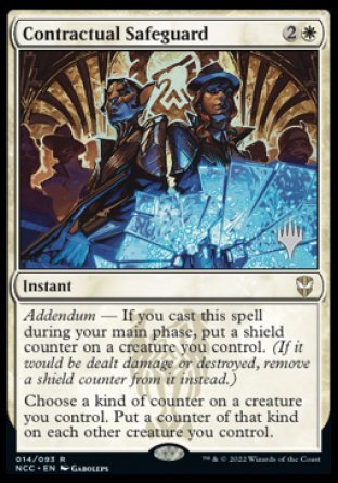 Contractual Safeguard (Promo Pack) [Streets of New Capenna Commander Promos] | Gear Gaming Bentonville