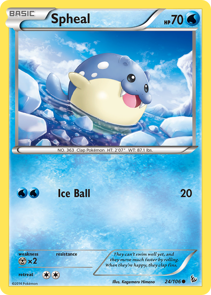 Spheal (24/106) [XY: Flashfire] | Gear Gaming Bentonville