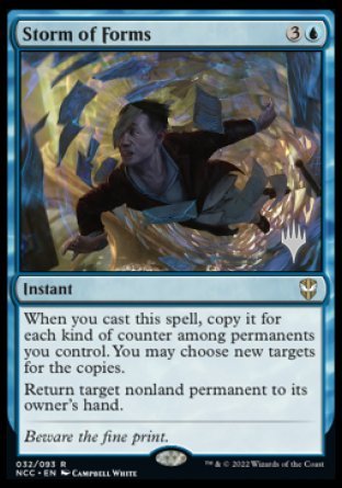 Storm of Forms (Promo Pack) [Streets of New Capenna Commander Promos] | Gear Gaming Bentonville