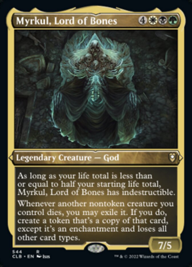 Myrkul, Lord of Bones (Foil Etched) [Commander Legends: Battle for Baldur's Gate] | Gear Gaming Bentonville