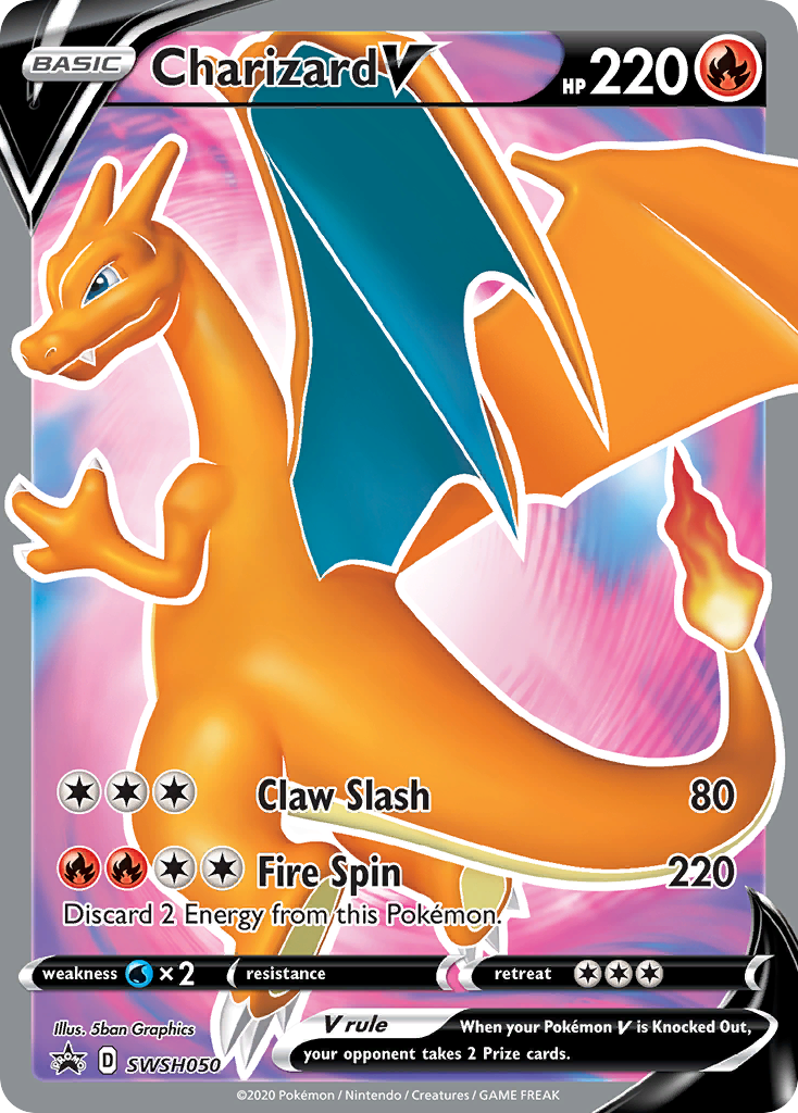 Charizard V (SWSH050) [Sword & Shield: Black Star Promos] | Gear Gaming Bentonville