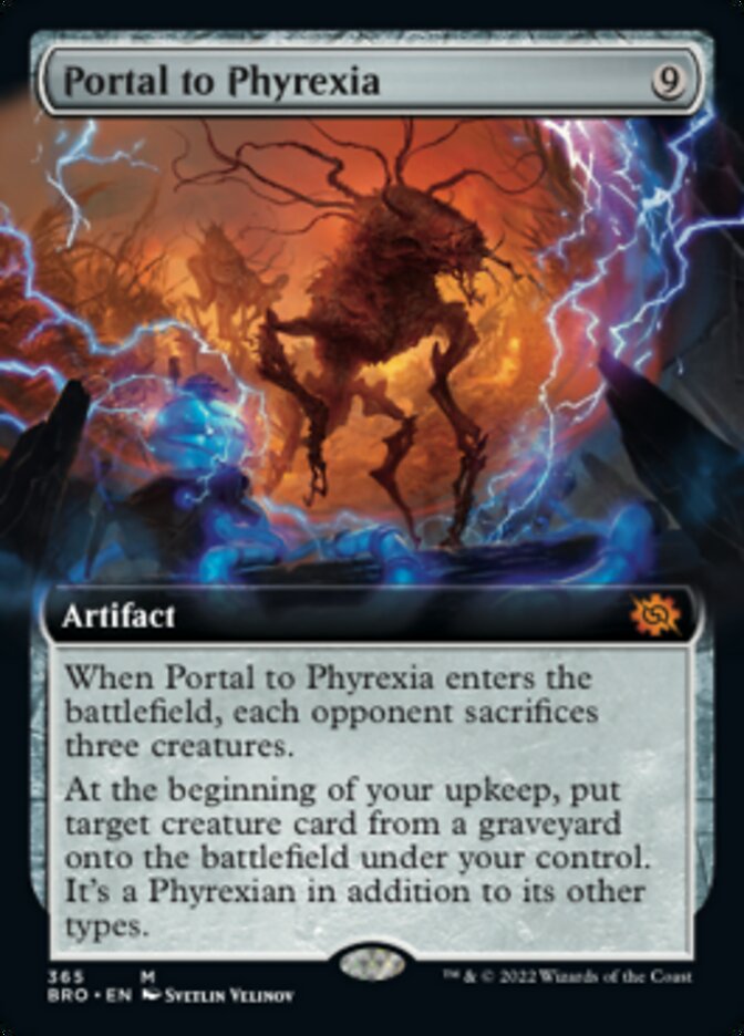 Portal to Phyrexia (Extended Art) [The Brothers' War] | Gear Gaming Bentonville