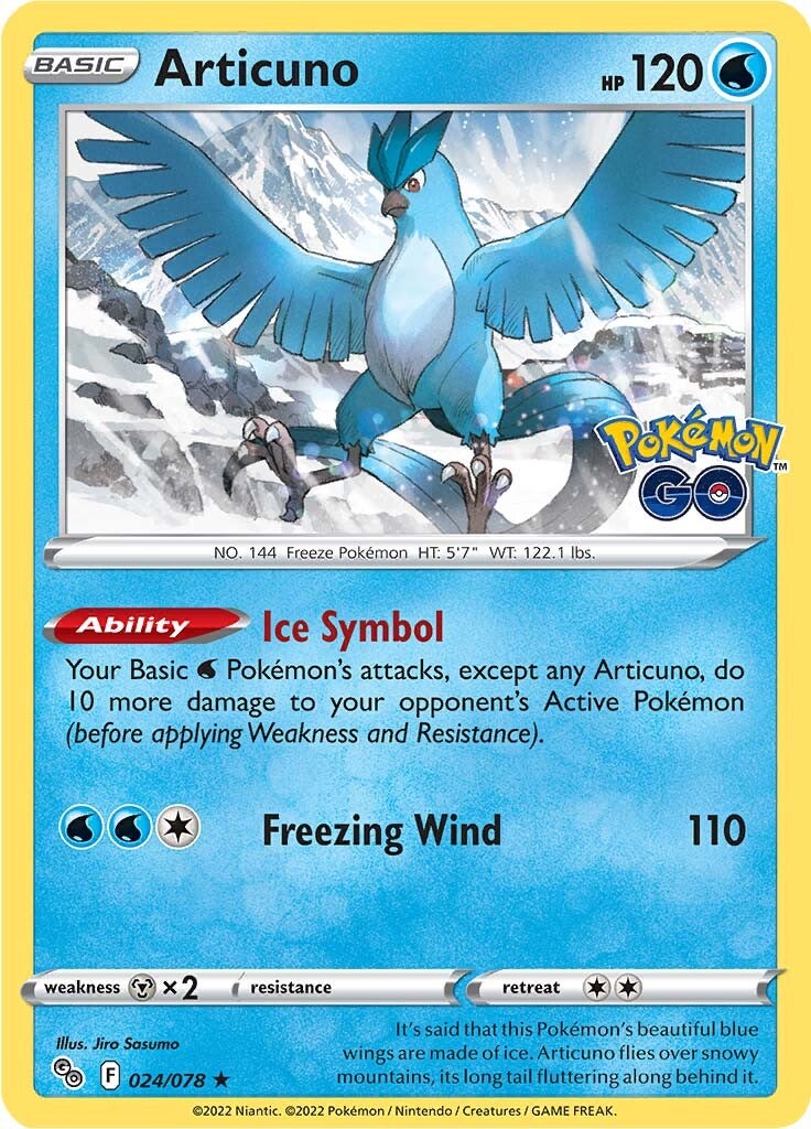 Articuno (024/078) [Pokémon GO] | Gear Gaming Bentonville