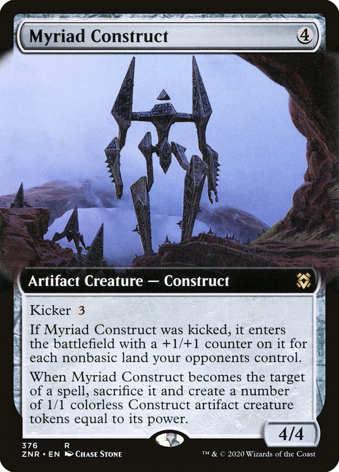 Myriad Construct (Extended Art) [Zendikar Rising] | Gear Gaming Bentonville