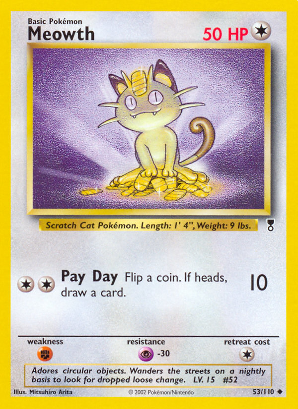 Meowth (53/110) [Legendary Collection] | Gear Gaming Bentonville