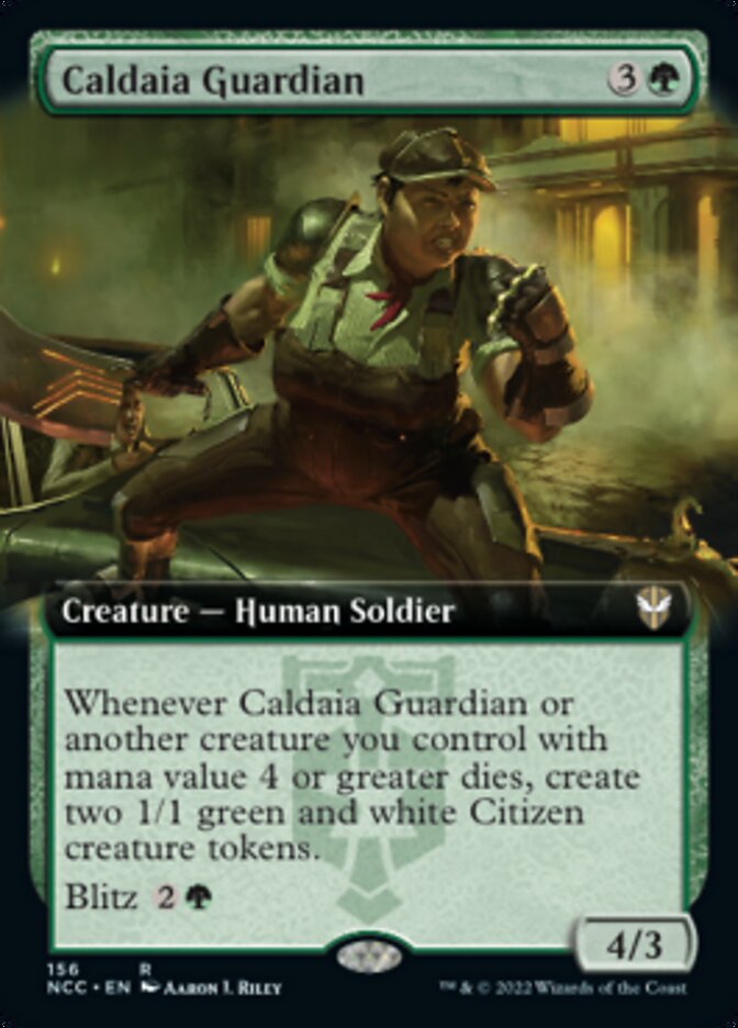 Caldaia Guardian (Extended Art) [Streets of New Capenna Commander] | Gear Gaming Bentonville